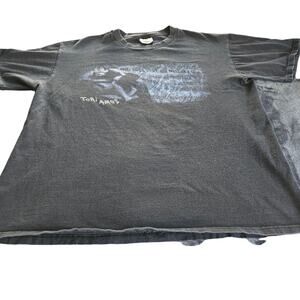 Stedman by Hanes 100% Cotton Vintage Black Tori Amos Plugged '98 T Shirt Size L